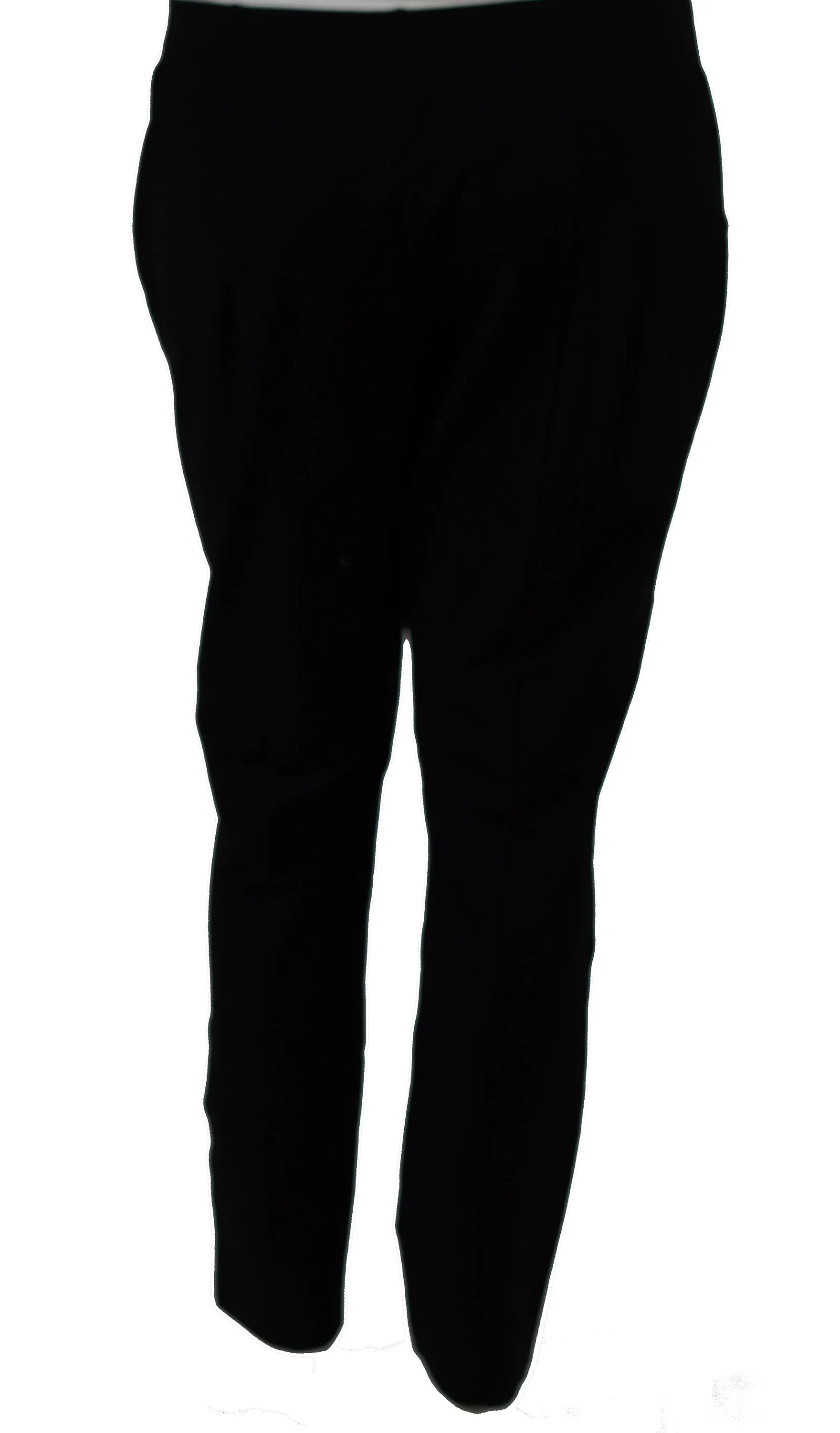 Eileen Fisher Women's Crepe Pull On Seamed Skinny Ankle Pants Black Size Large
