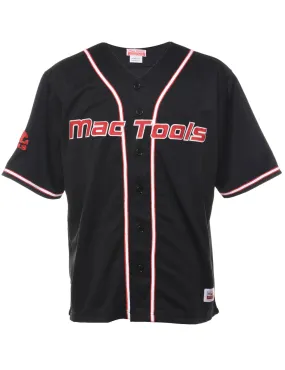 Embroidered Mac Tools Black & Red Jersey  - L
