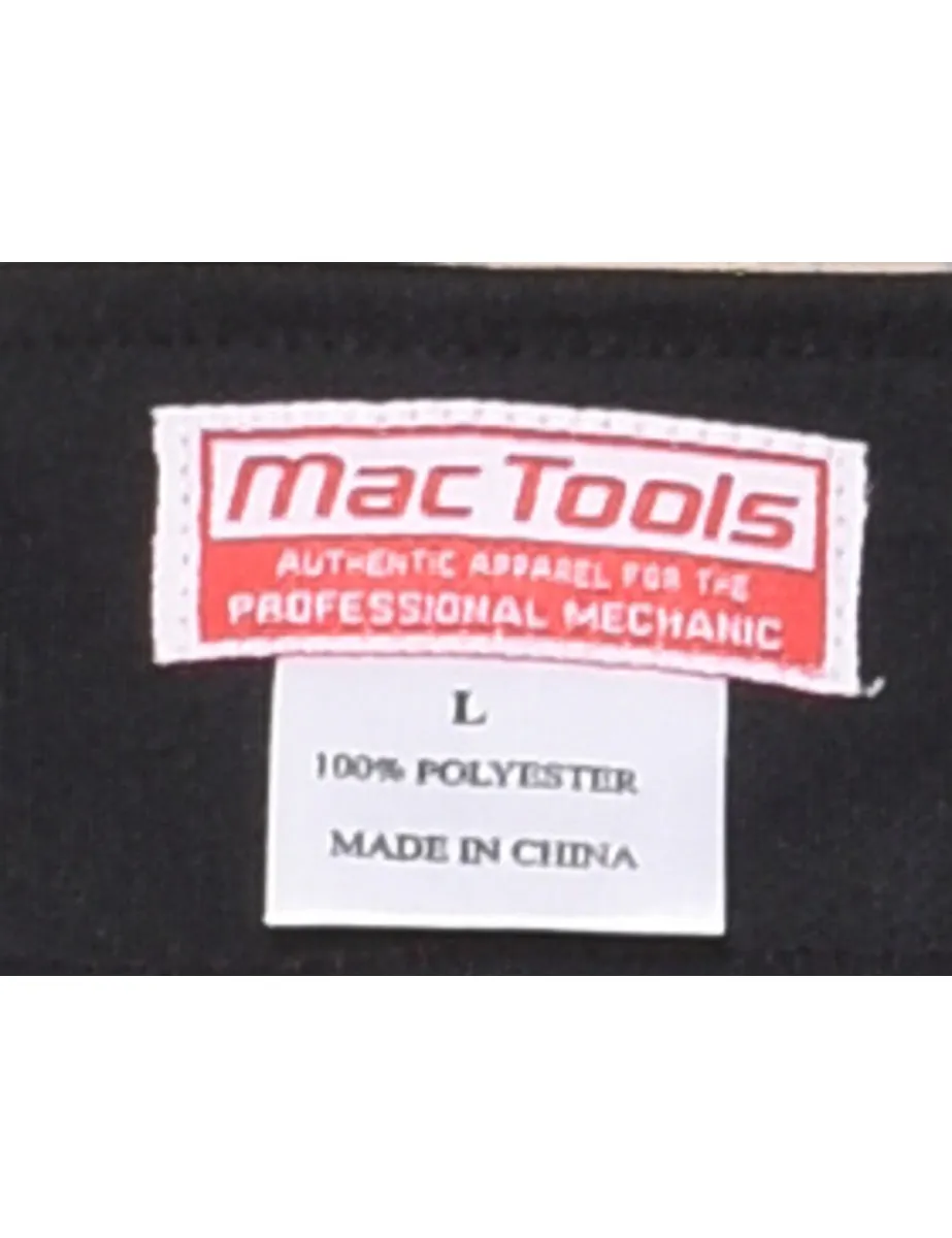 Embroidered Mac Tools Black & Red Jersey  - L