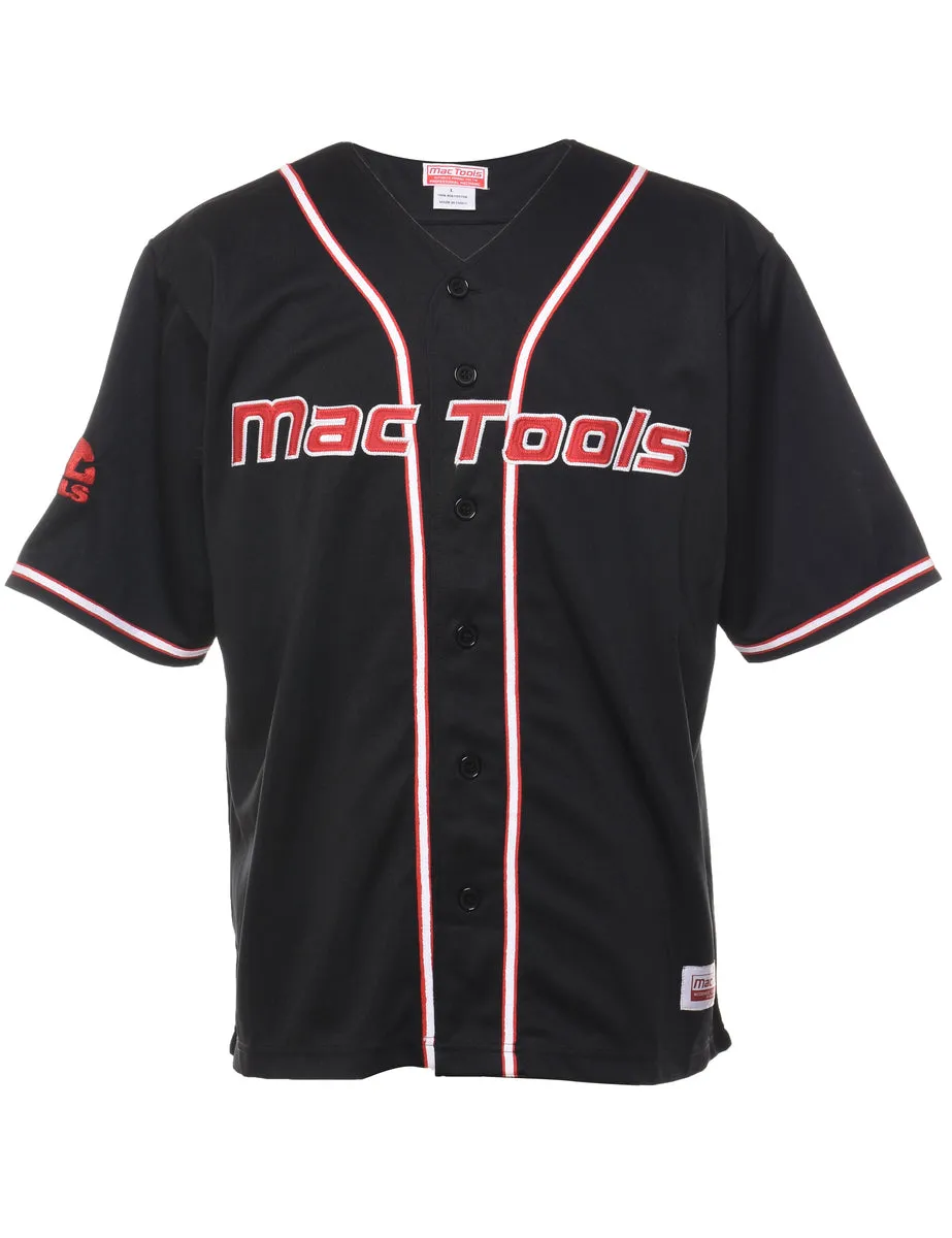 Embroidered Mac Tools Black & Red Jersey  - L