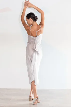Emma Slip Dress - Silver
