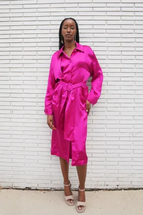 Fete Imperiale - Cyrille Trench Coat: Fuchsia
