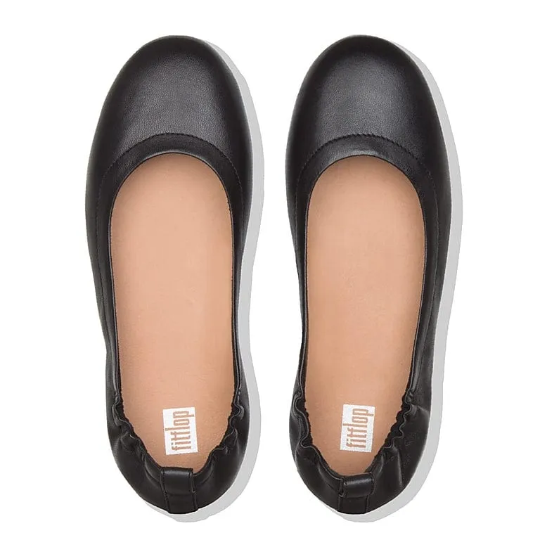 FitFlop Women's Allegro Ballet Flats- Black
