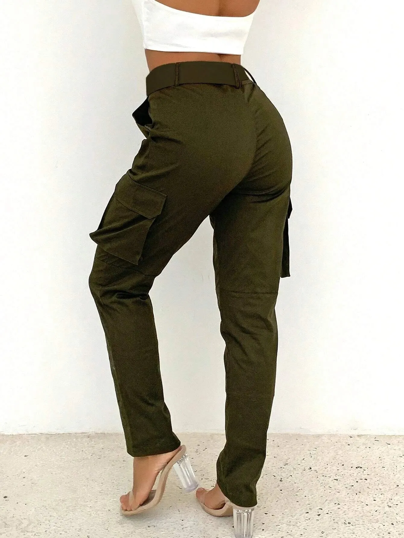 Flap Pocket Side Belted Cargo