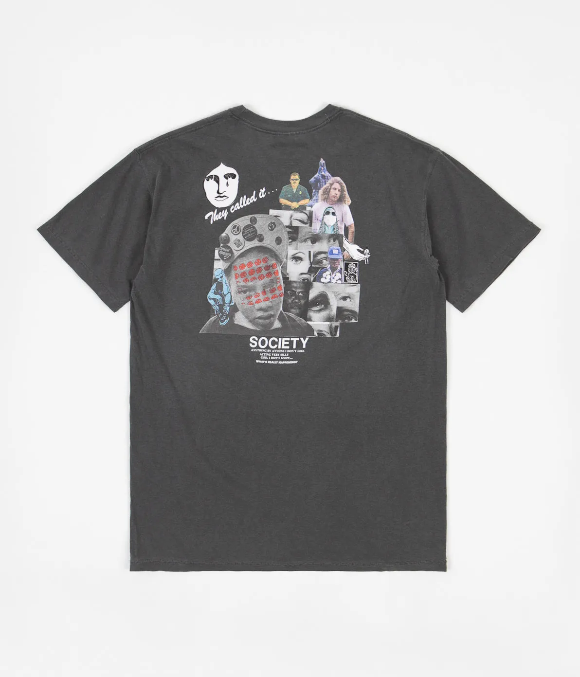 Fucking Awesome Society T-Shirt - Pigment Dyed Pepper