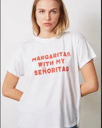 GOOD HYOUMAN MARGARITAS TEE-WHITE