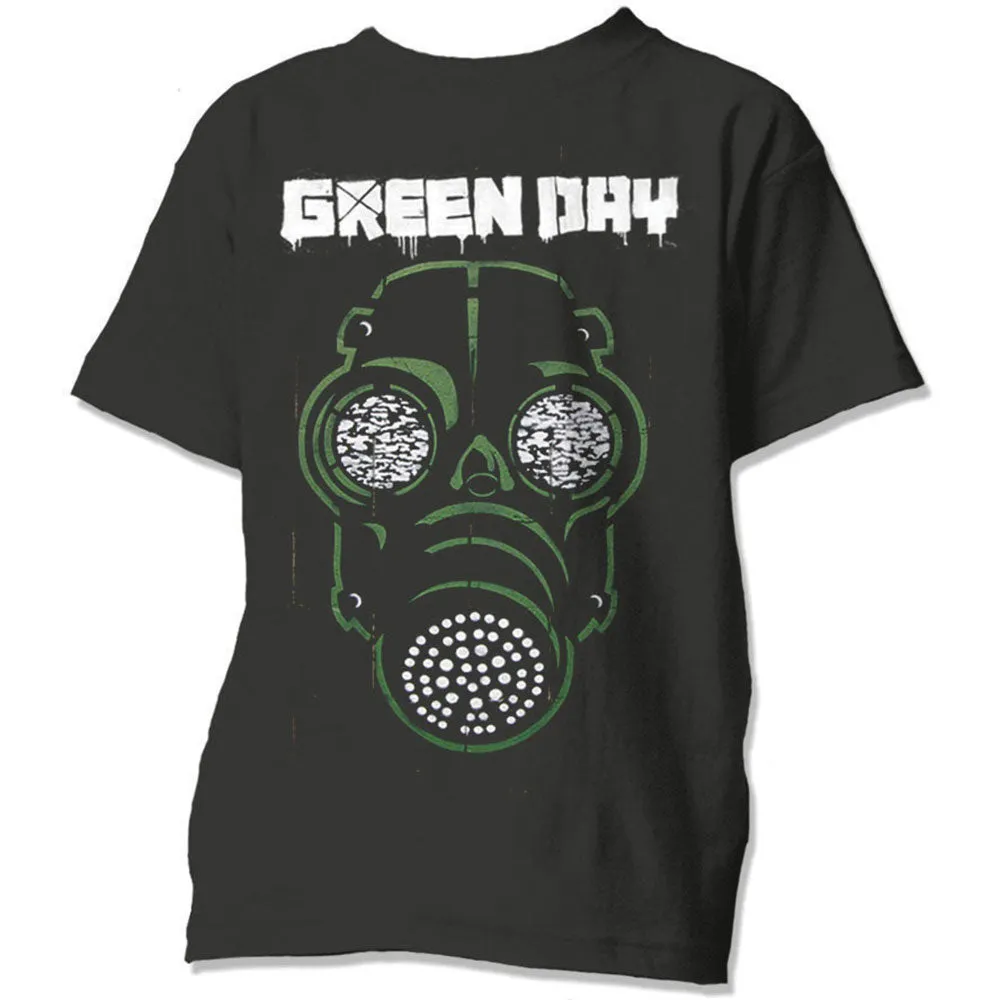 Green Day | Official Band T-Shirt | Green Mask