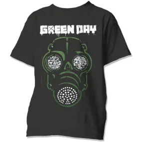 Green Day | Official Band T-Shirt | Green Mask