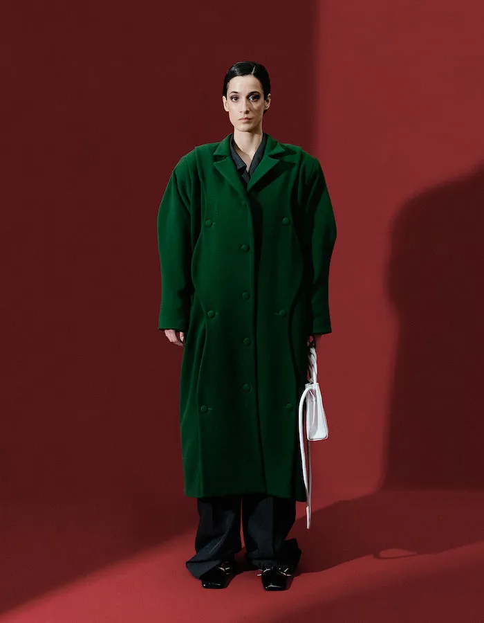 Green Wavy Coat