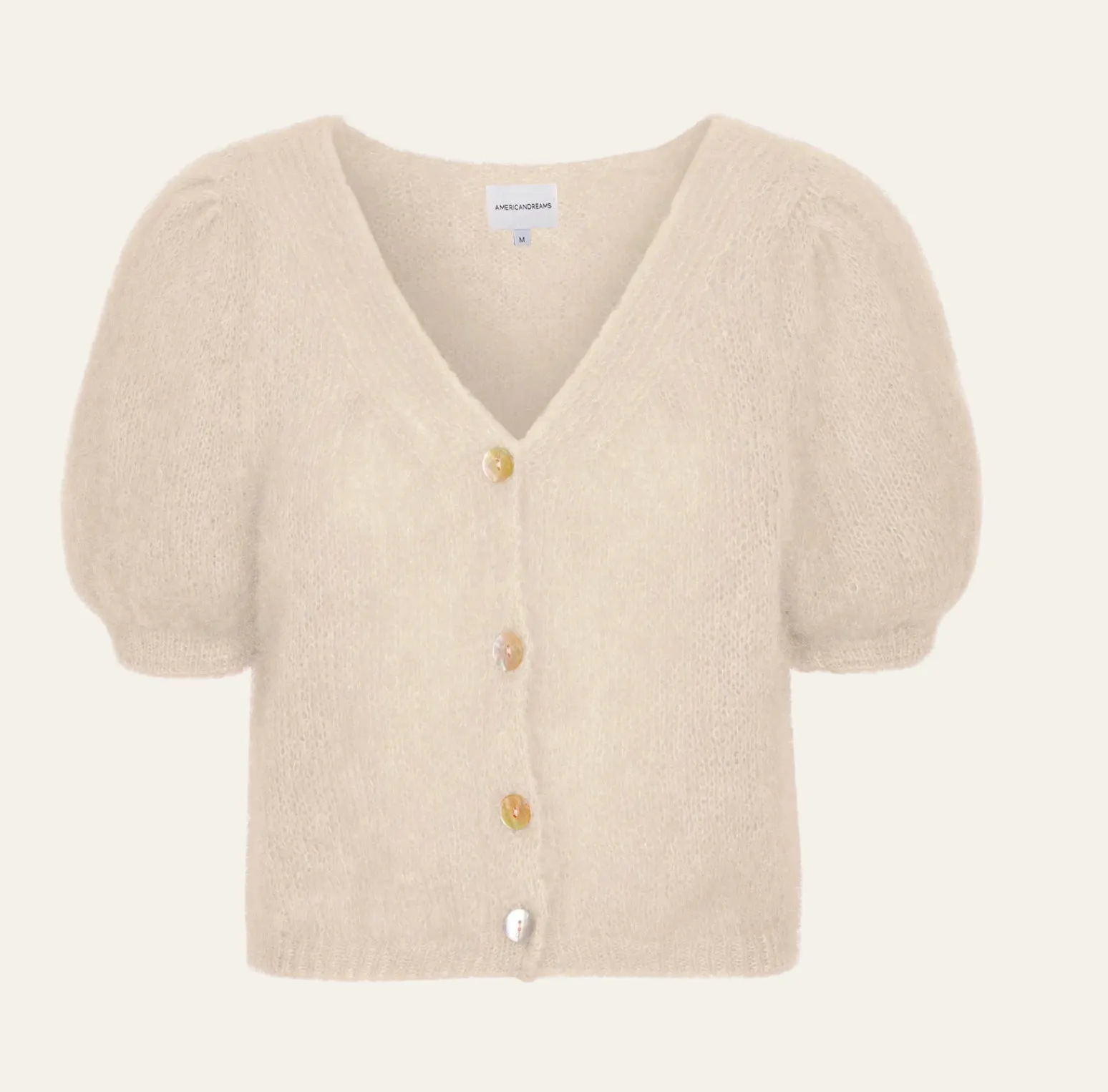 Harper Cardigan in Beige
