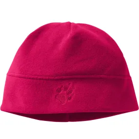 Jack Wolfskin Kids Real Stuff Fleece Beanie Hat - Pink Dahlia