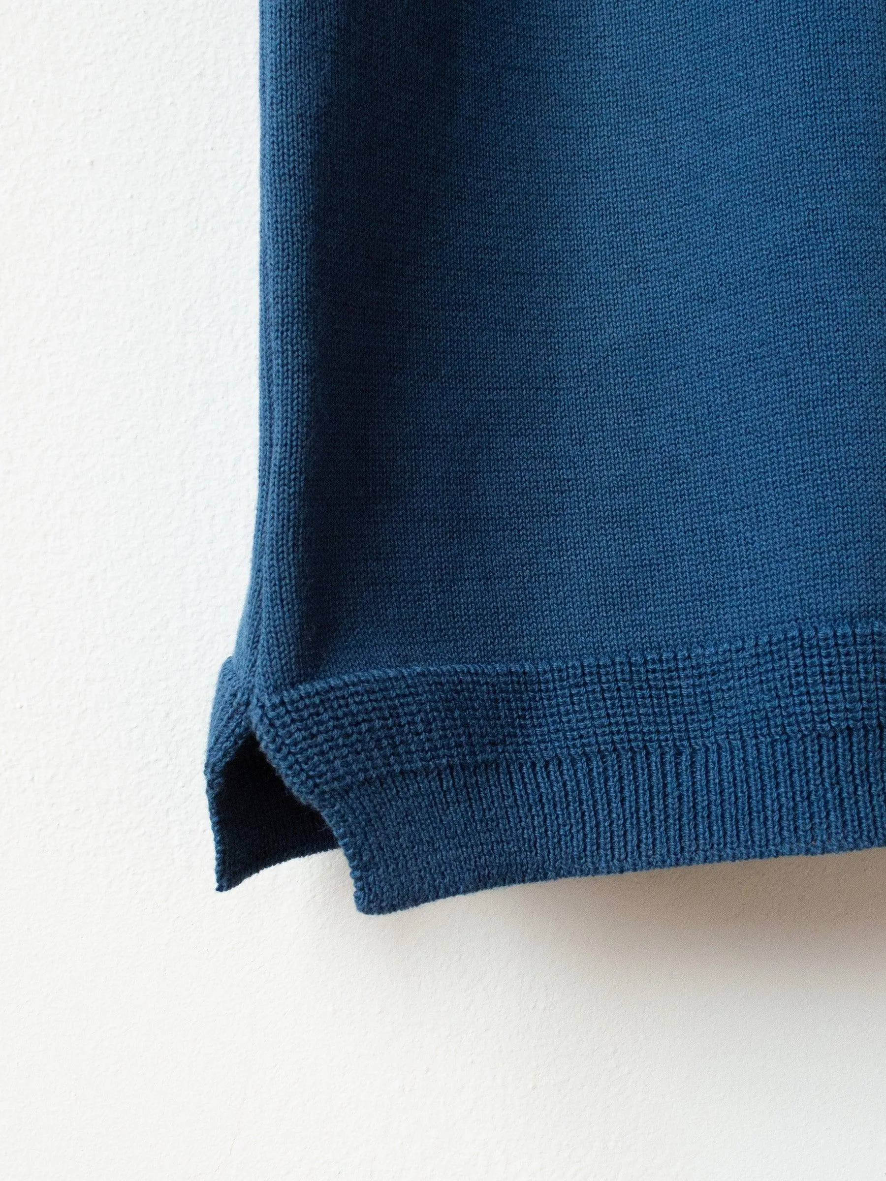 Knit T-Shirt - Blue