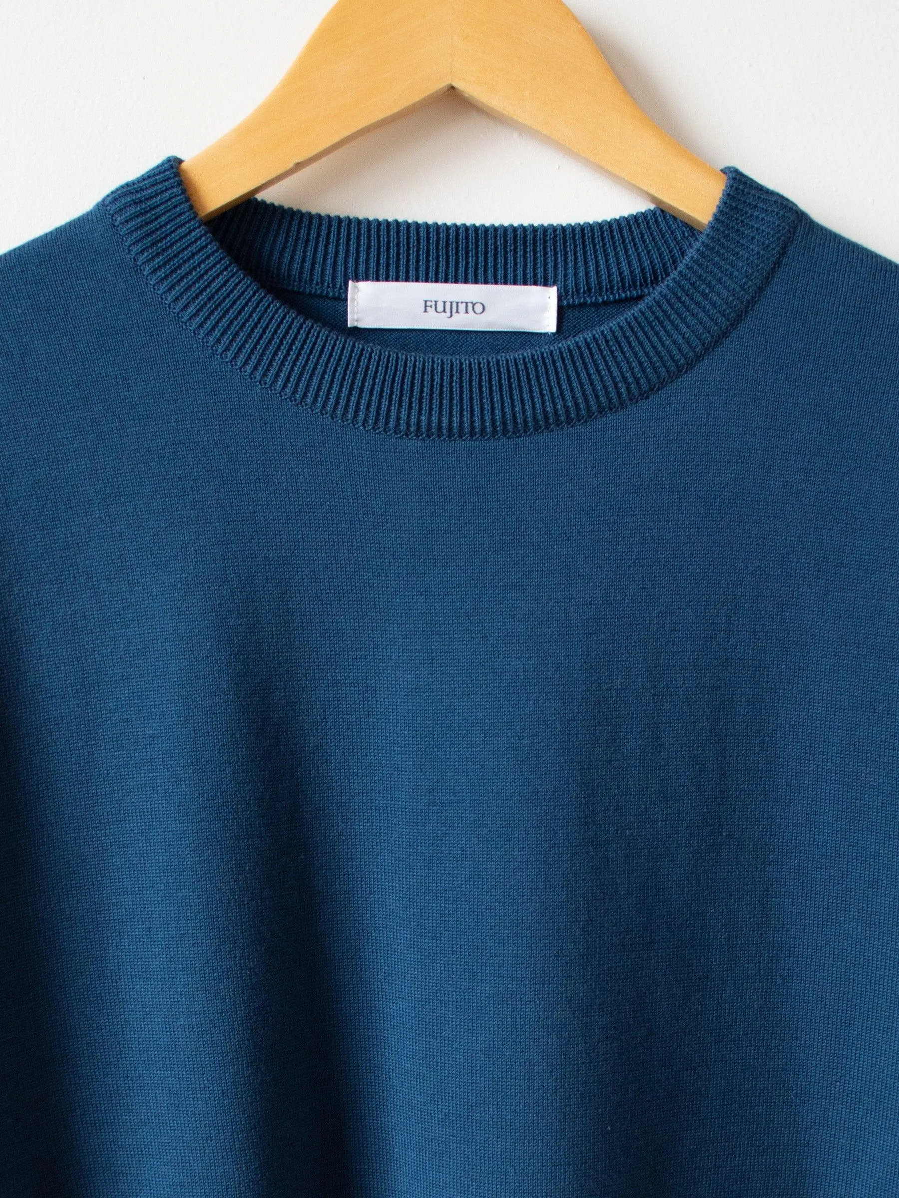 Knit T-Shirt - Blue