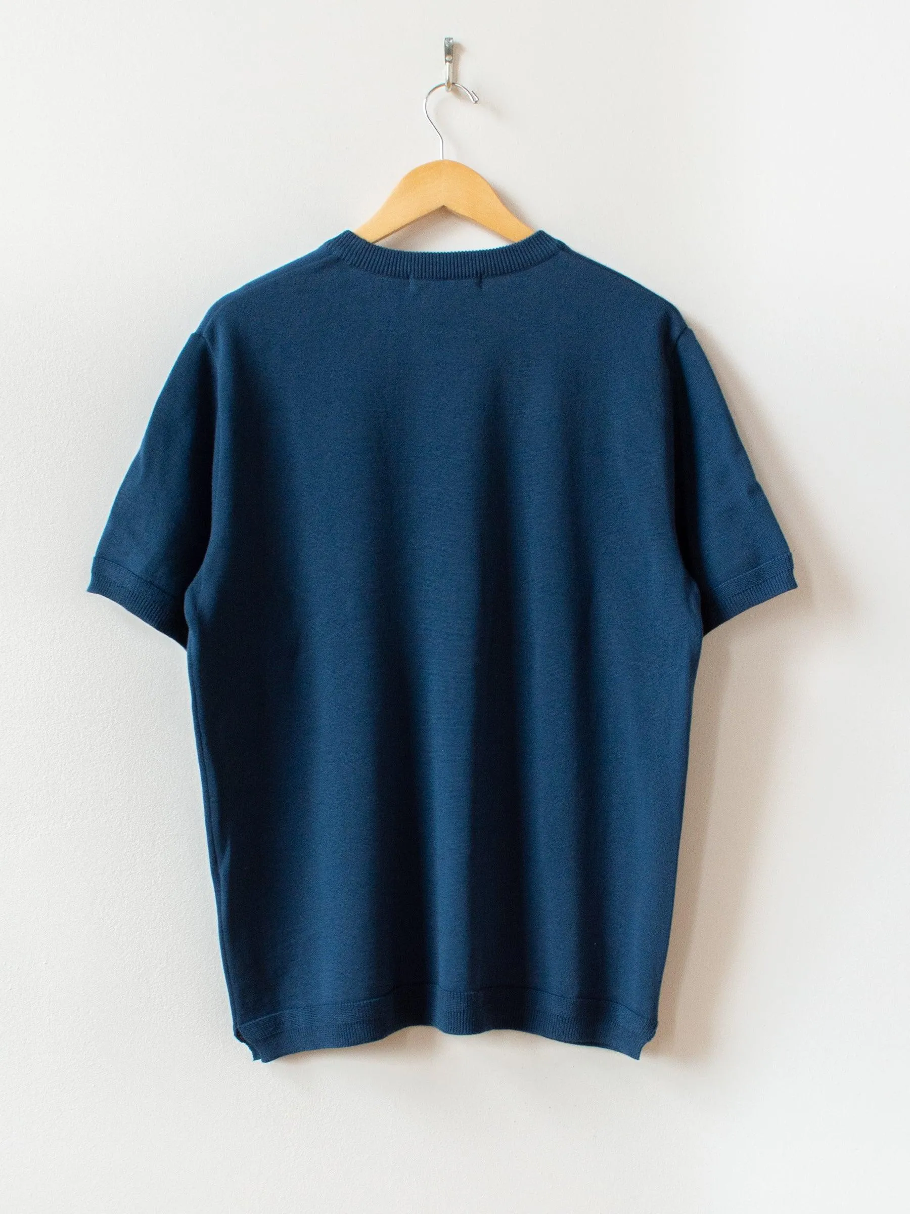 Knit T-Shirt - Blue