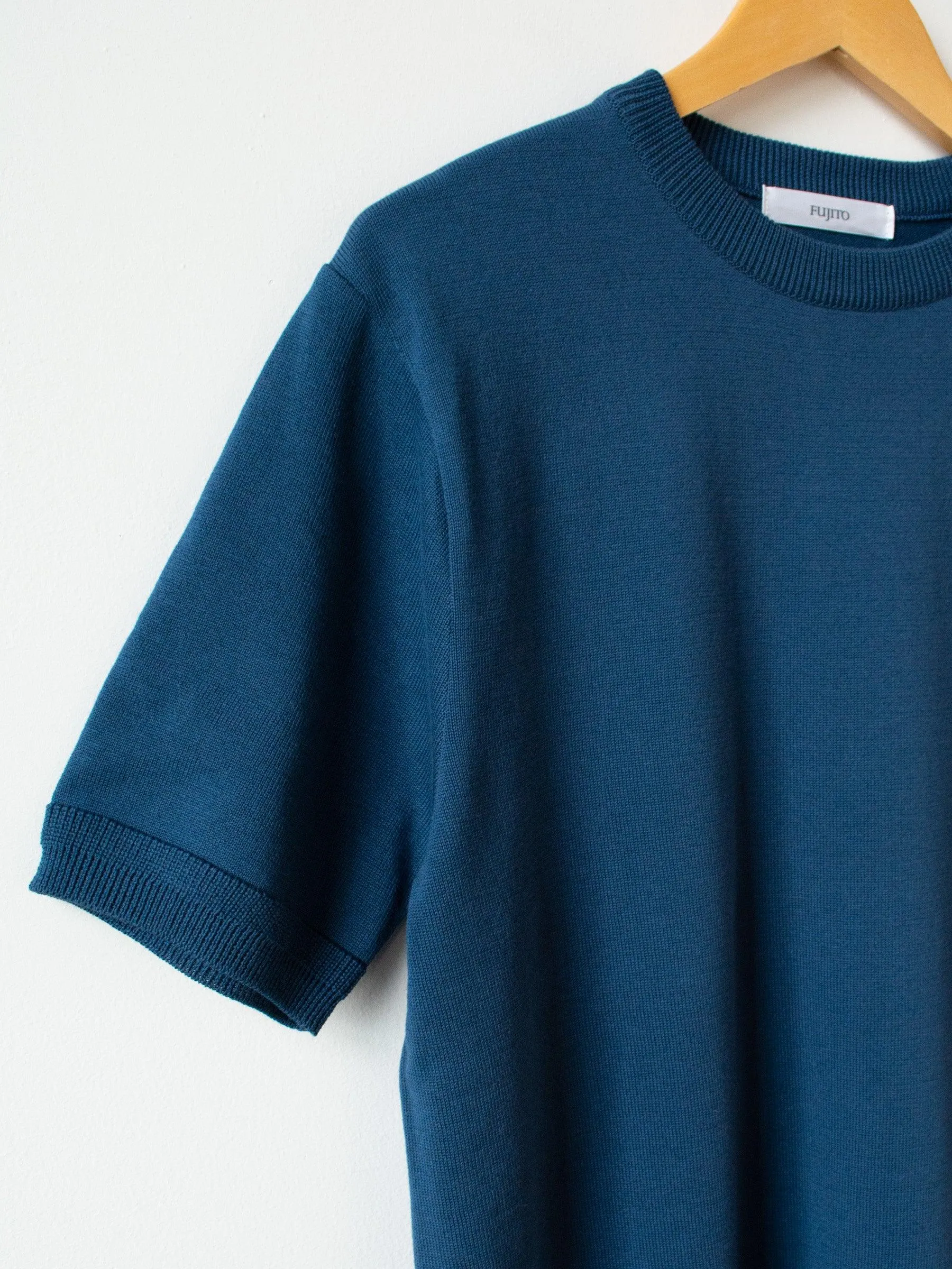 Knit T-Shirt - Blue
