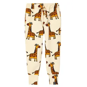 Kukukid Yellow Giraffe Pocket Pants