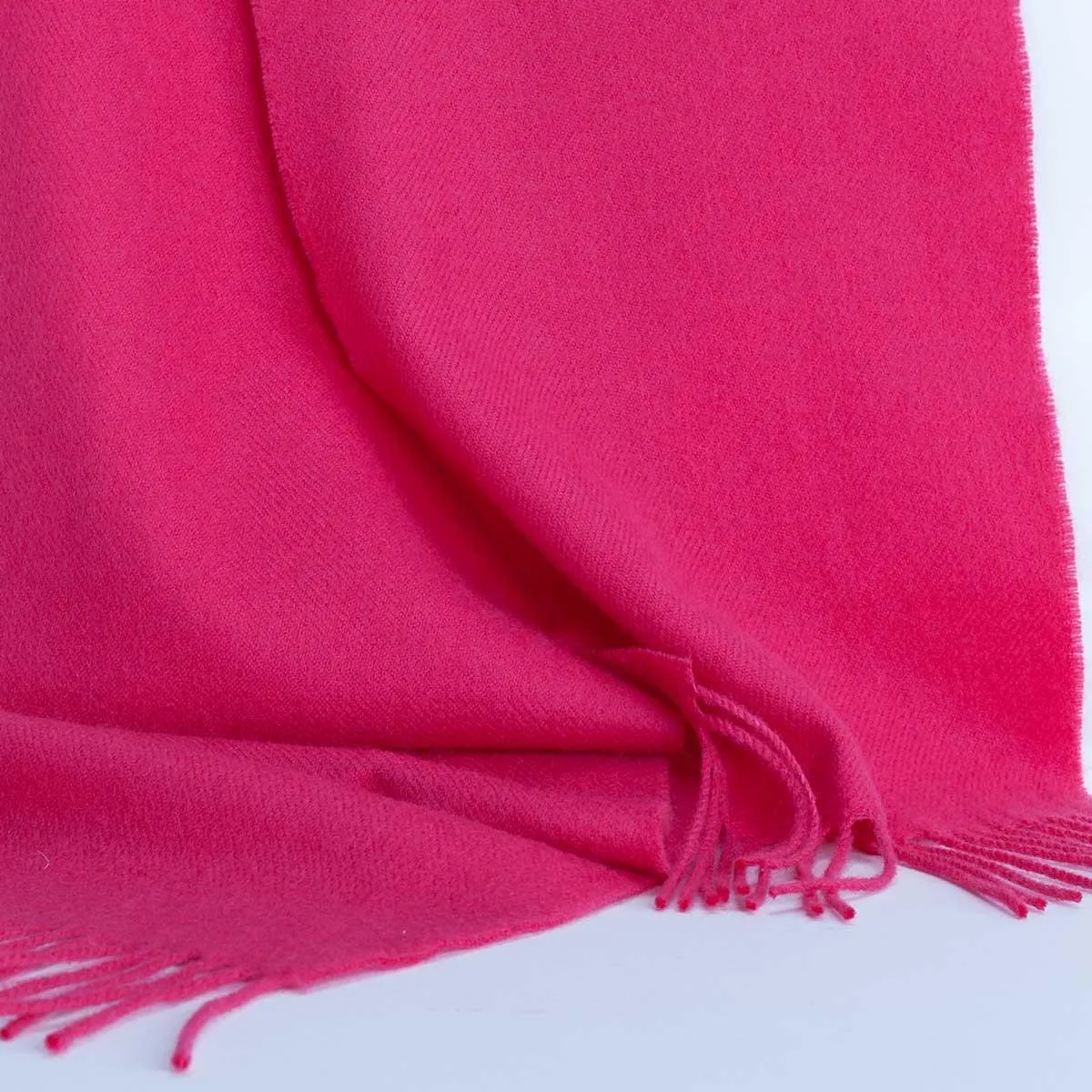 Lambswool Scarf Dark Pink