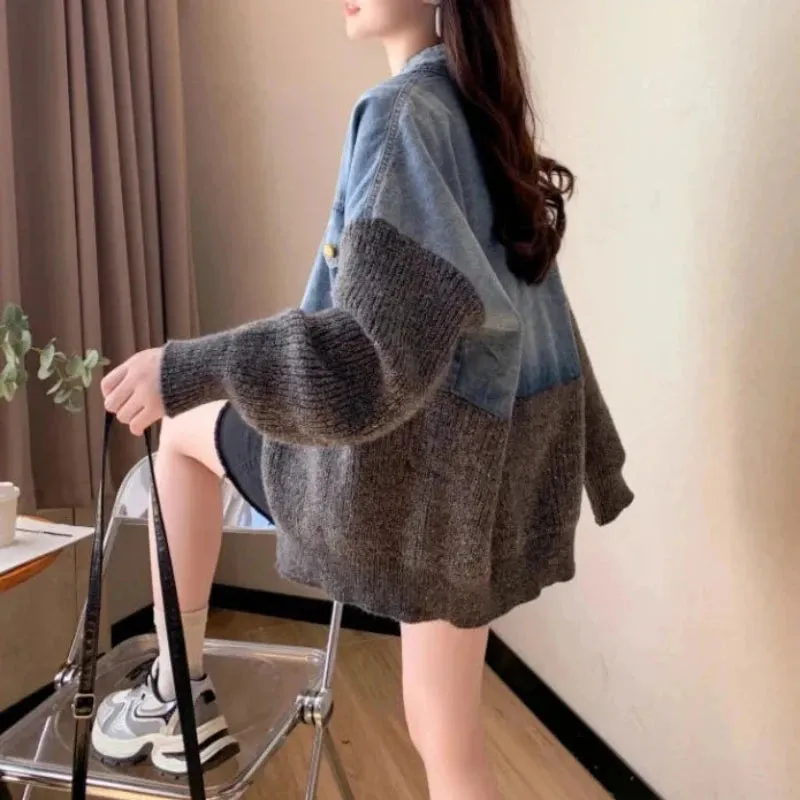 Lazy Dazy Denim Cardigan