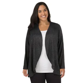 lily morgan Women's Plus City Chic Open Front Cardigan