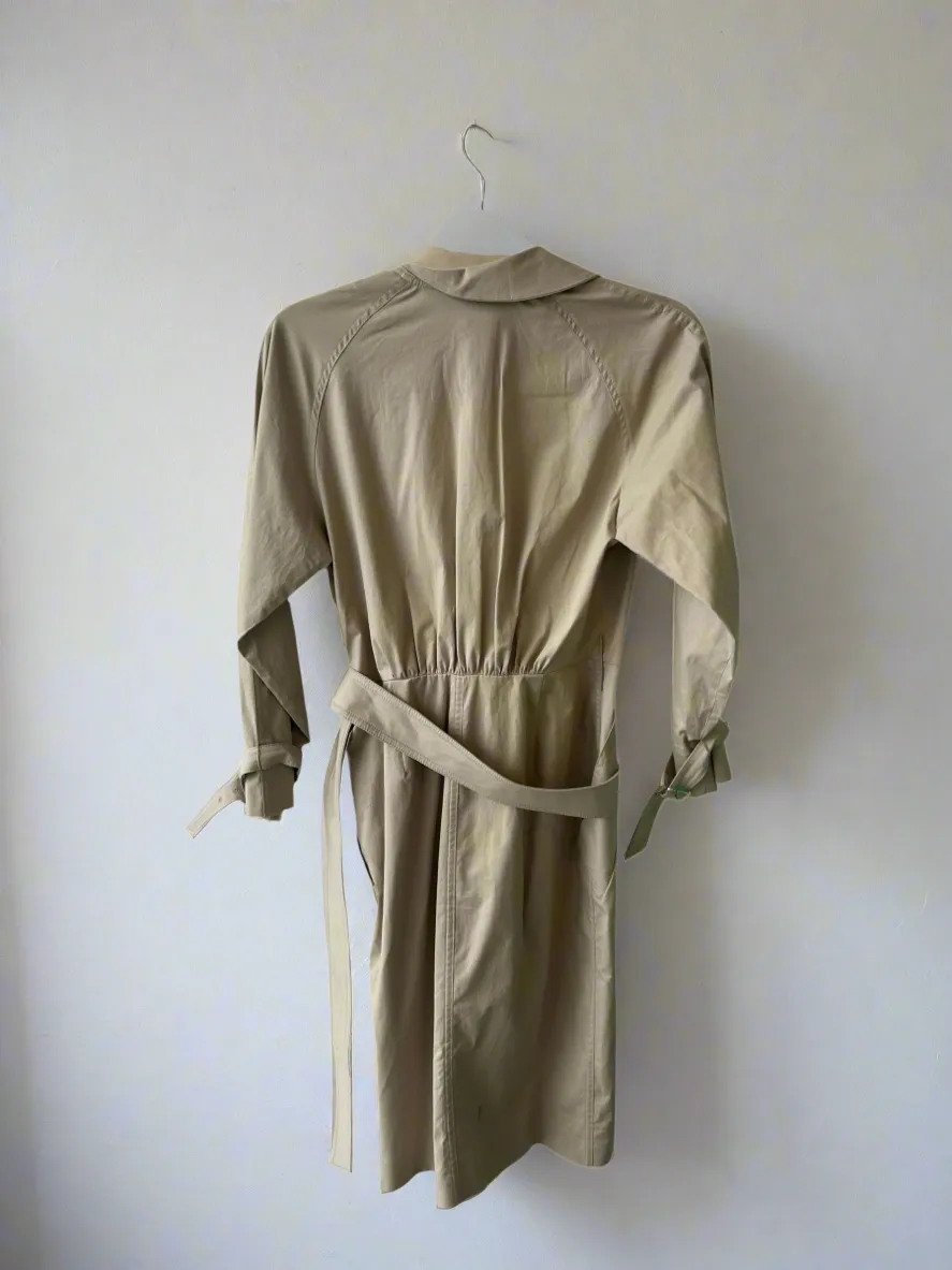 MAXMARA Ruffle Trench - Size 2