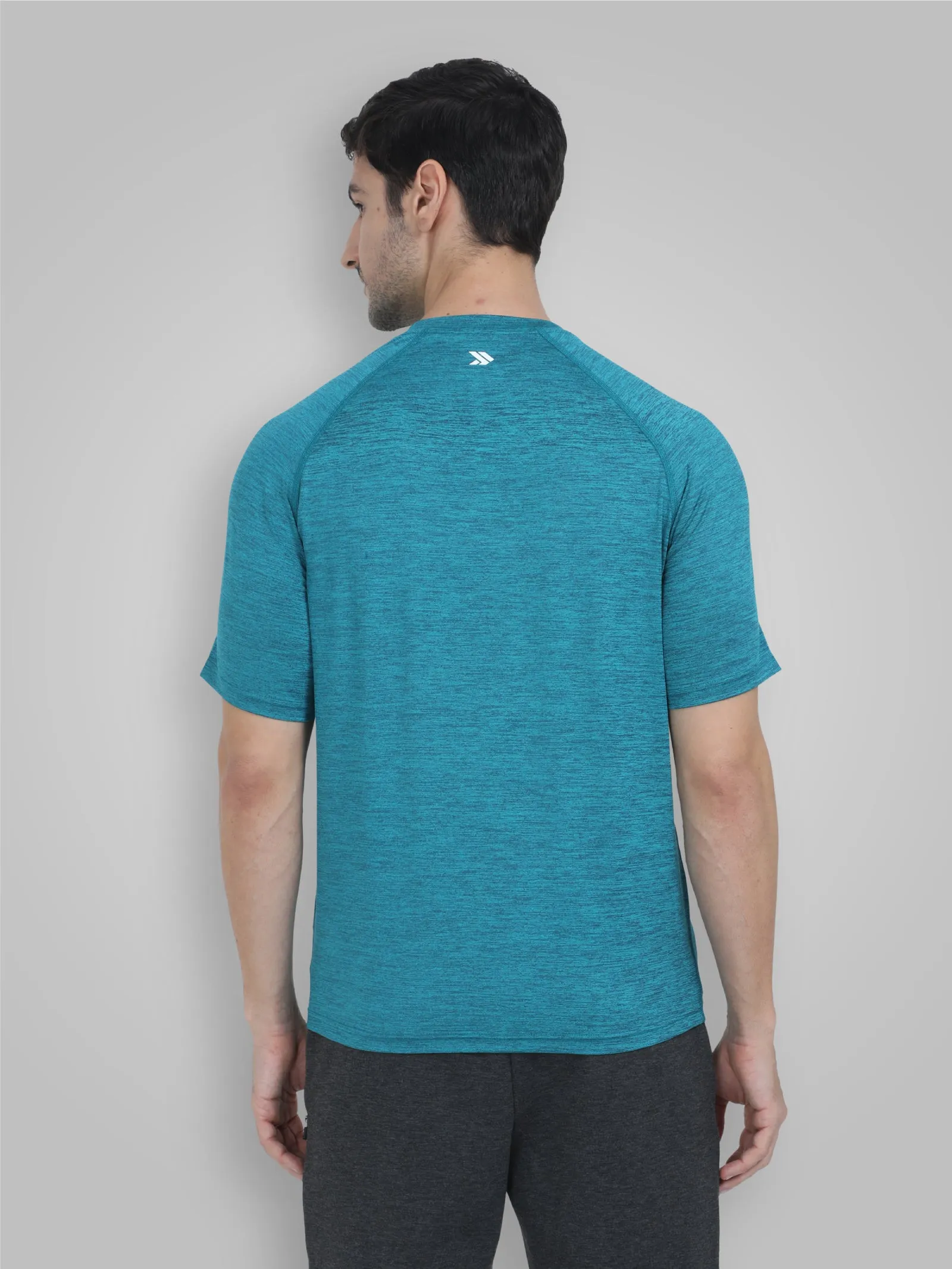 Men's Super Stretchable Raglan Sleeves Gym T-shirt