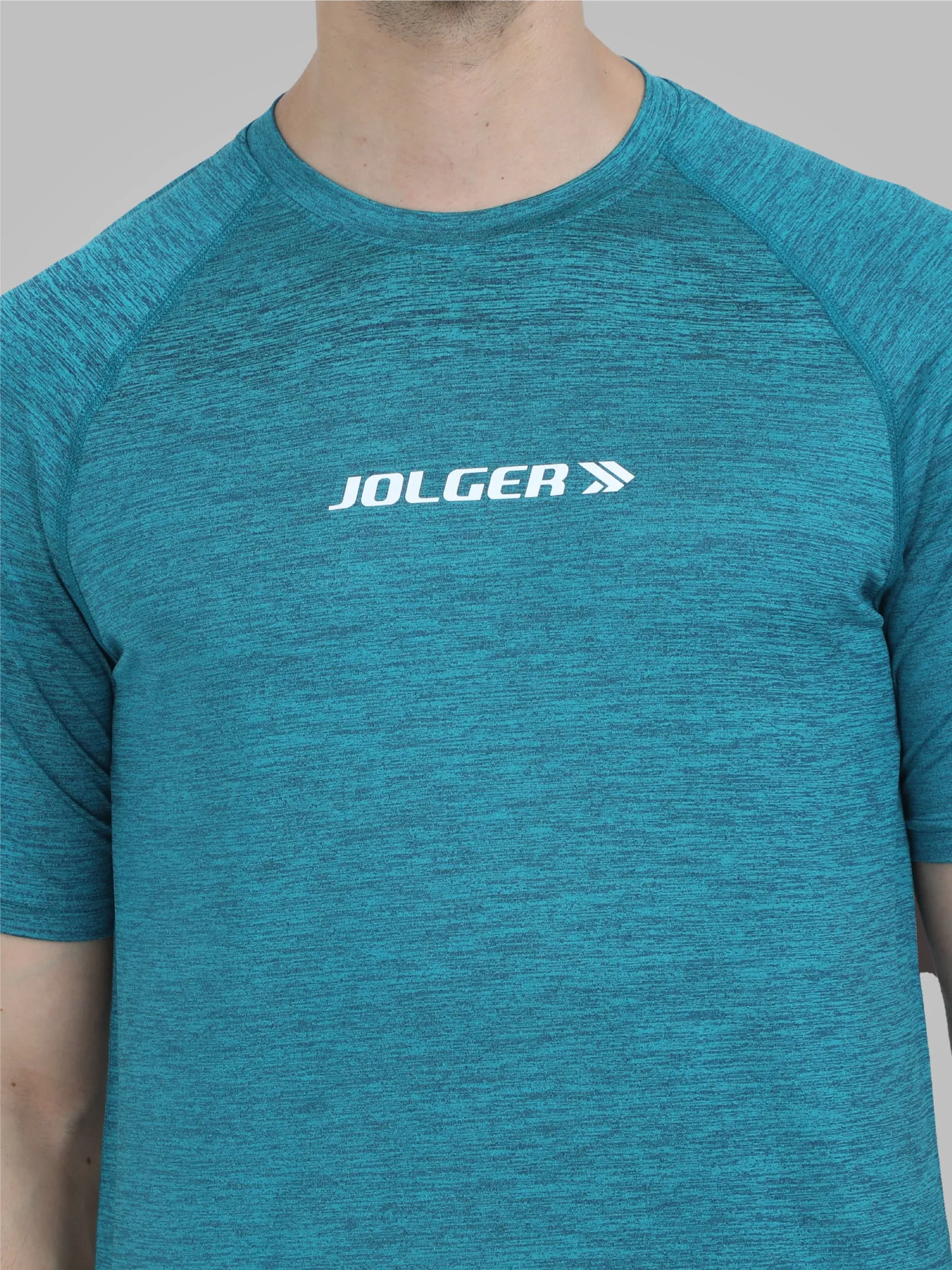 Men's Super Stretchable Raglan Sleeves Gym T-shirt