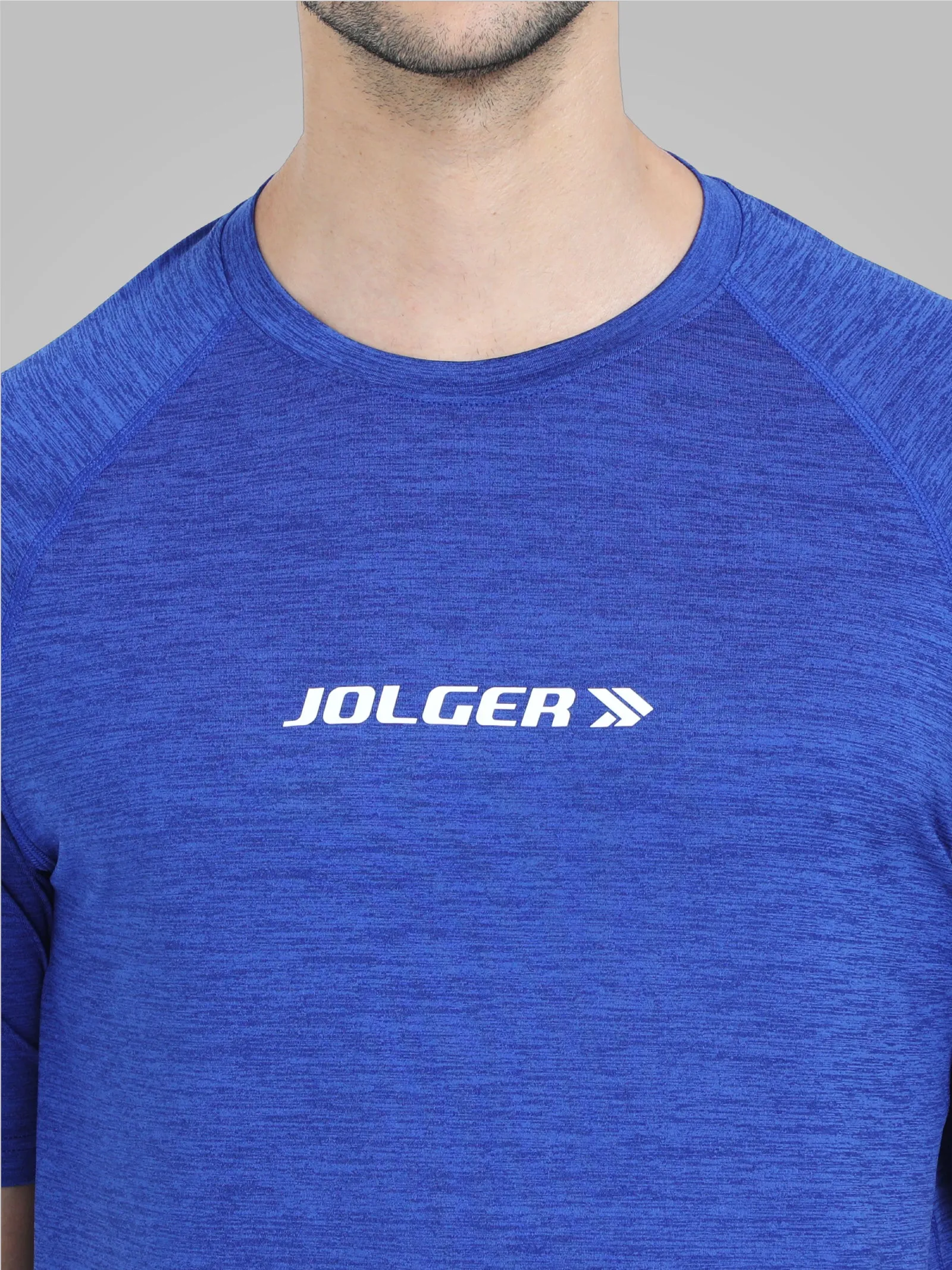 Men's Super Stretchable Raglan Sleeves Gym T-shirt