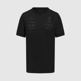 Mercedes t-shirt, stealth, black