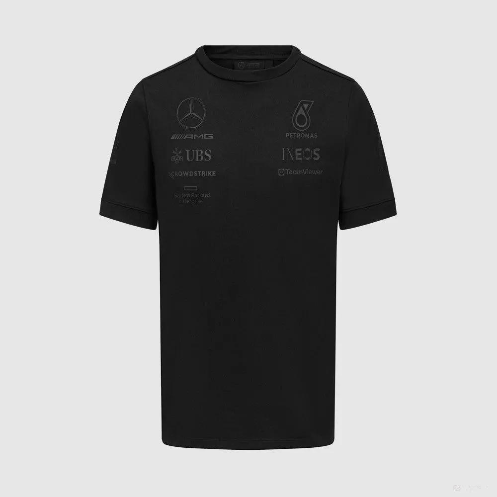 Mercedes t-shirt, stealth, black