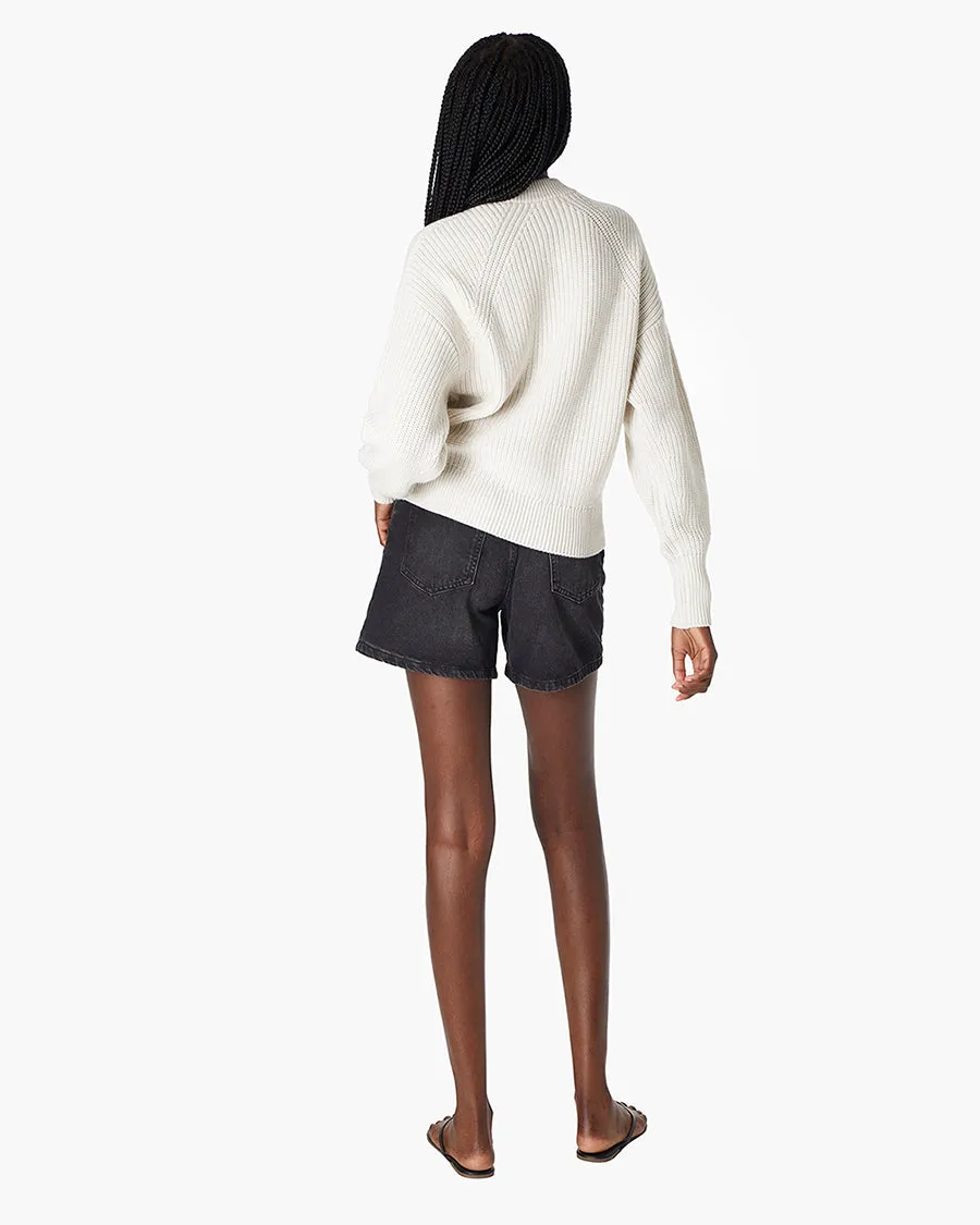 Merino Knit Crewneck - Cream