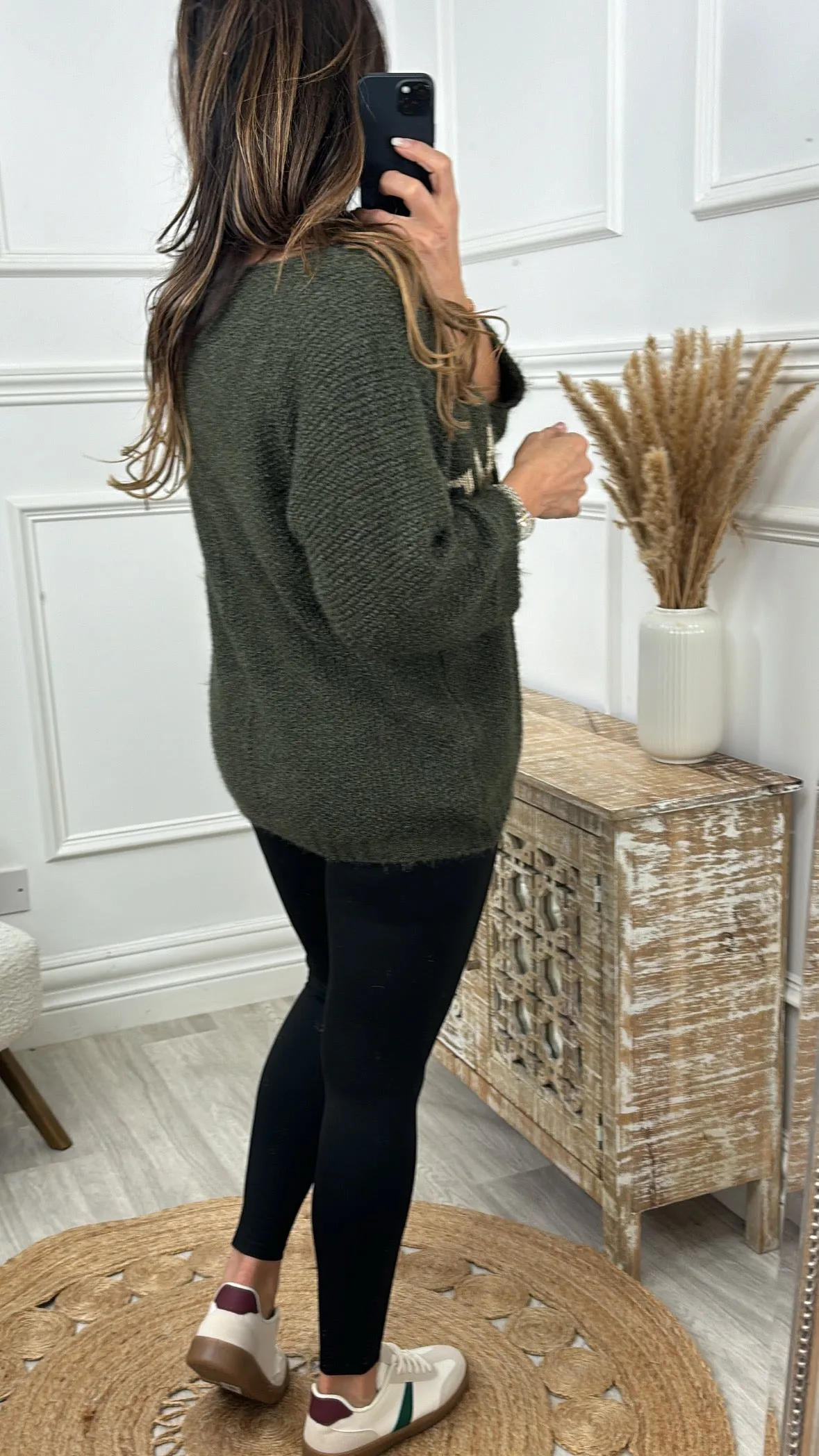 Mikela Khaki BOHEME Sweater