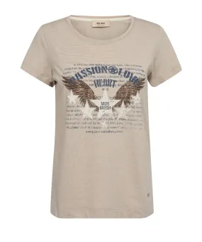 MMZibby O-SS Tee - Feather Gray - Mos Mosh