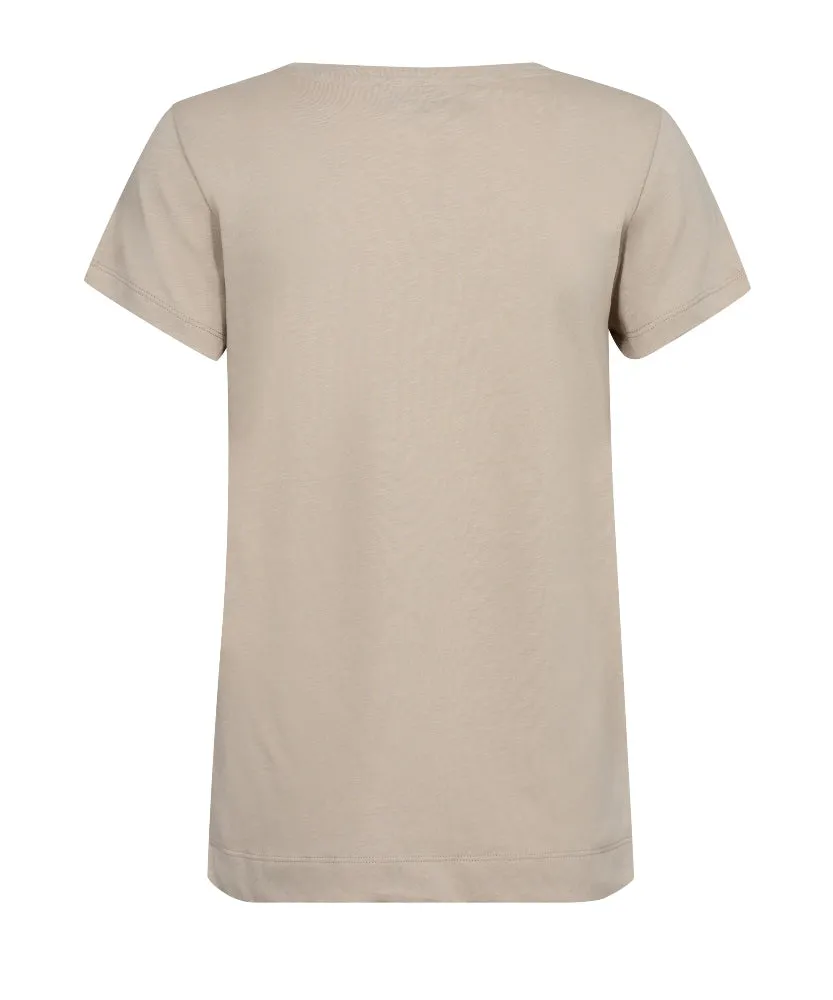 MMZibby O-SS Tee - Feather Gray - Mos Mosh