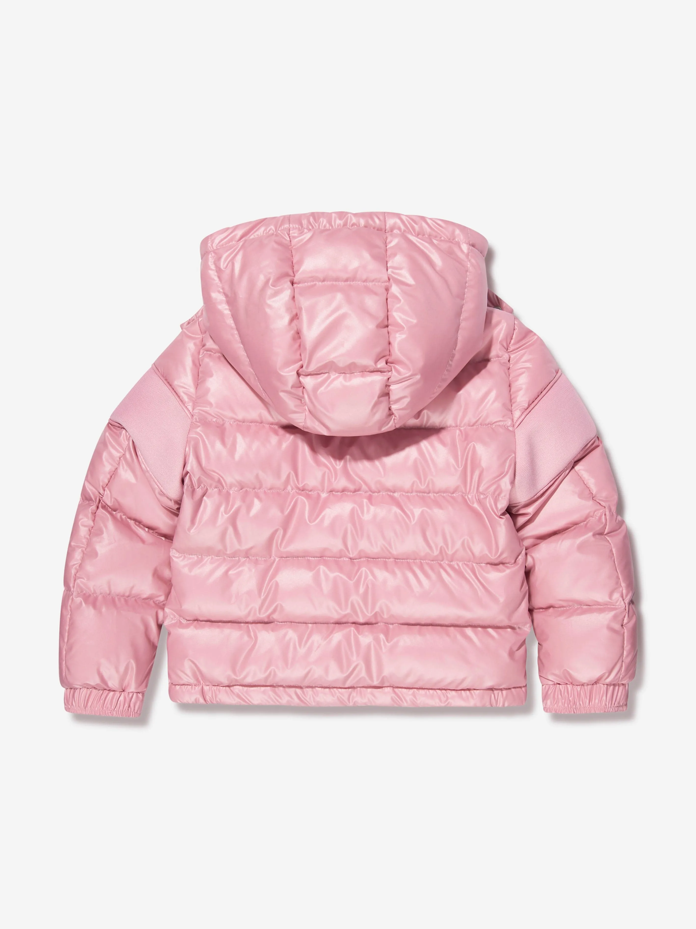 Moncler Enfant Girls Down Padded Truyere Jacket in Pink