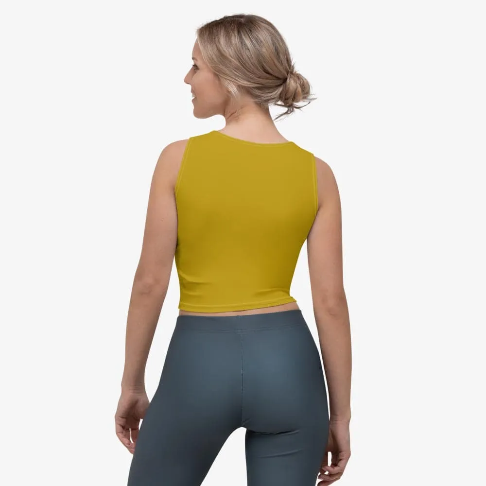 Monochrome Crop Top Olive