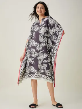 Monochrome Flutter Modal Kaftan (Final Sale)