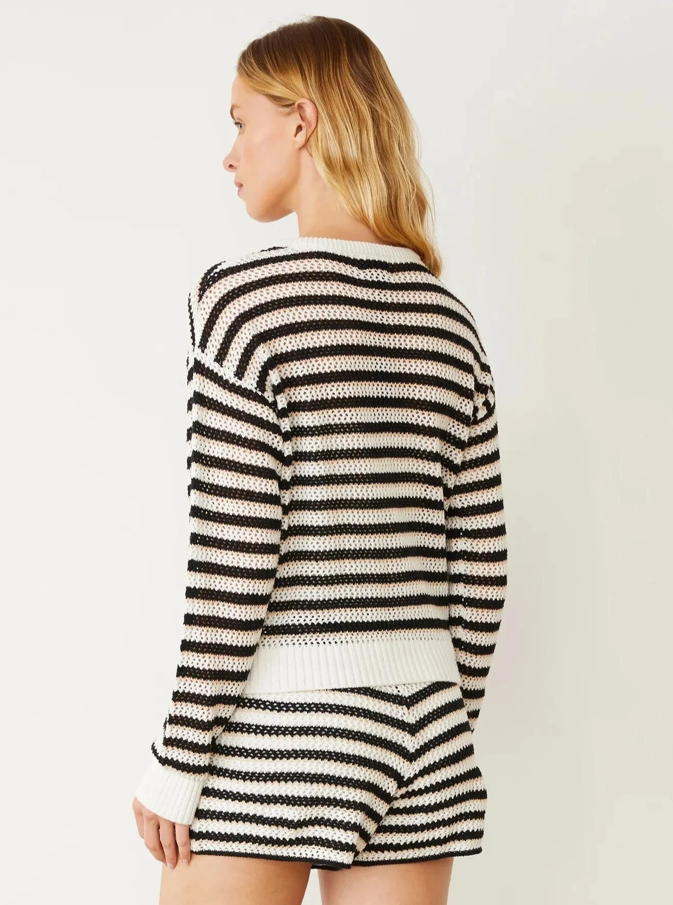 Monrow Open Knit Cardigan