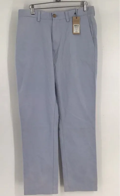 NWT Johnston & Murphy Men's Light Blue Slim Fit Chino Pants - Size 32WX30L