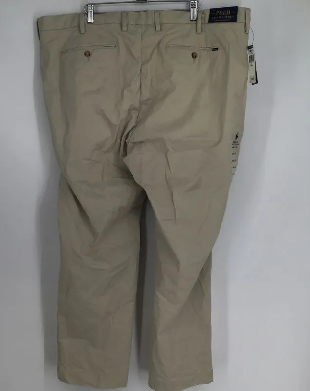 NWT Polo Ralph Lauren Men's Beige Stretch Classic Fit Chino Pants - Size 44BX30
