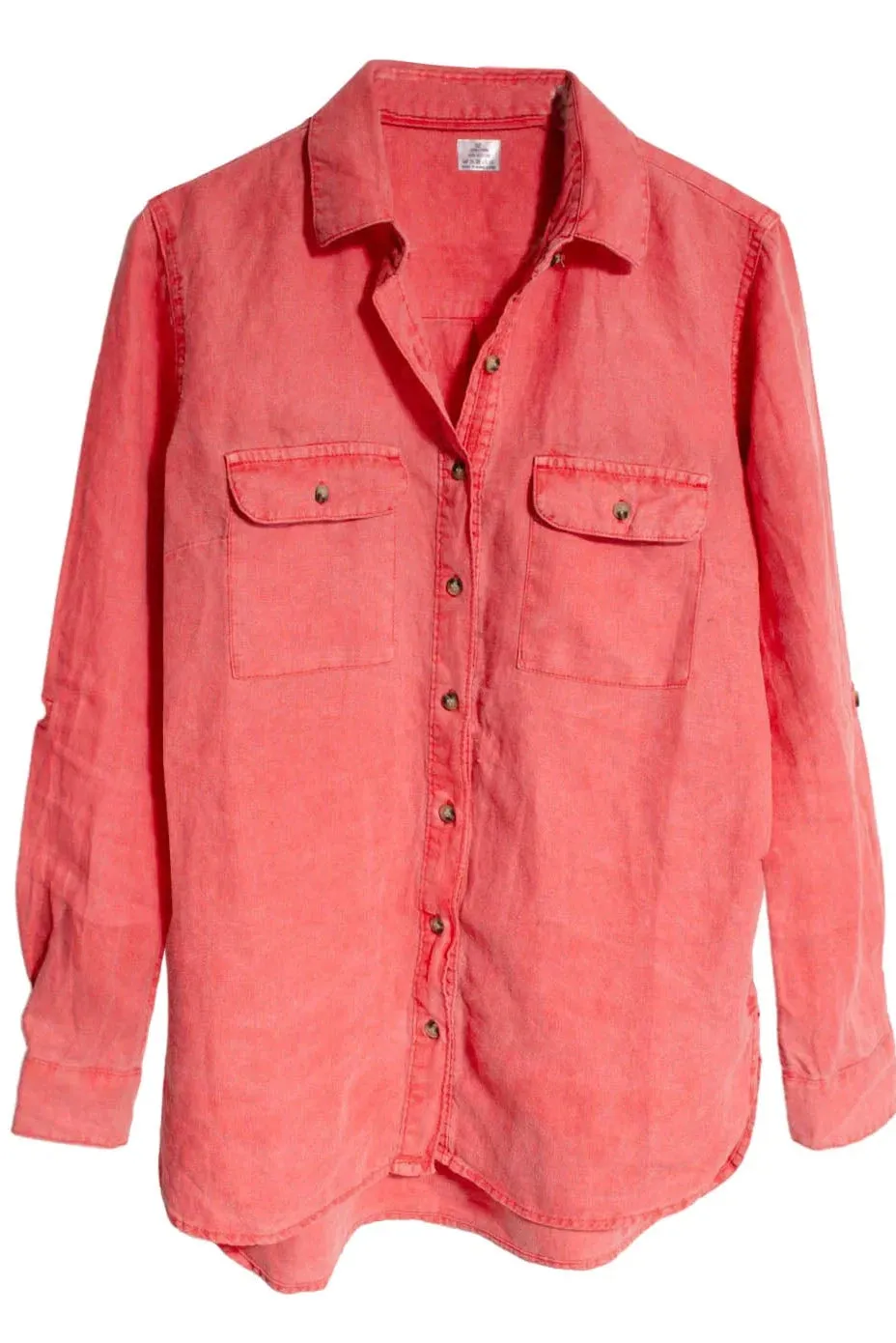 Oversize Linen Pocket Shirt
