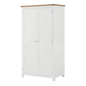 Padstow White All-Hanging Double Wardrobe