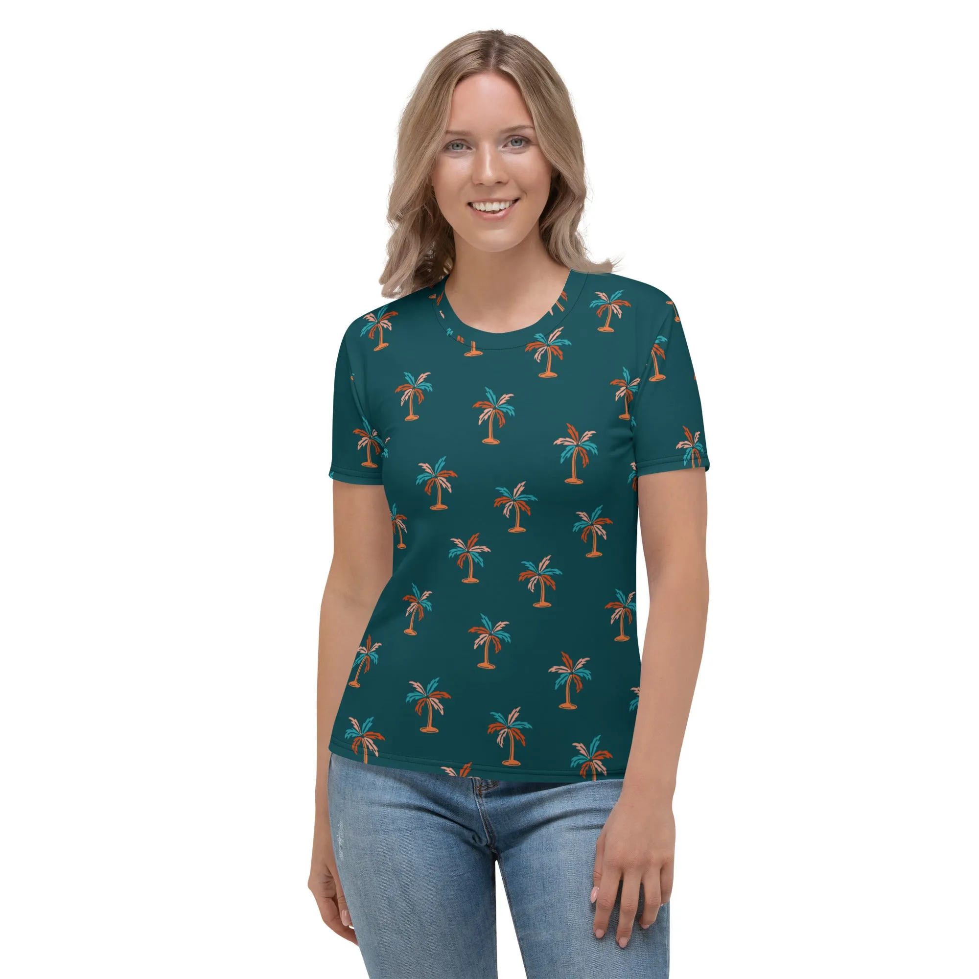 Palm Tree Pattern Women's T-shirt