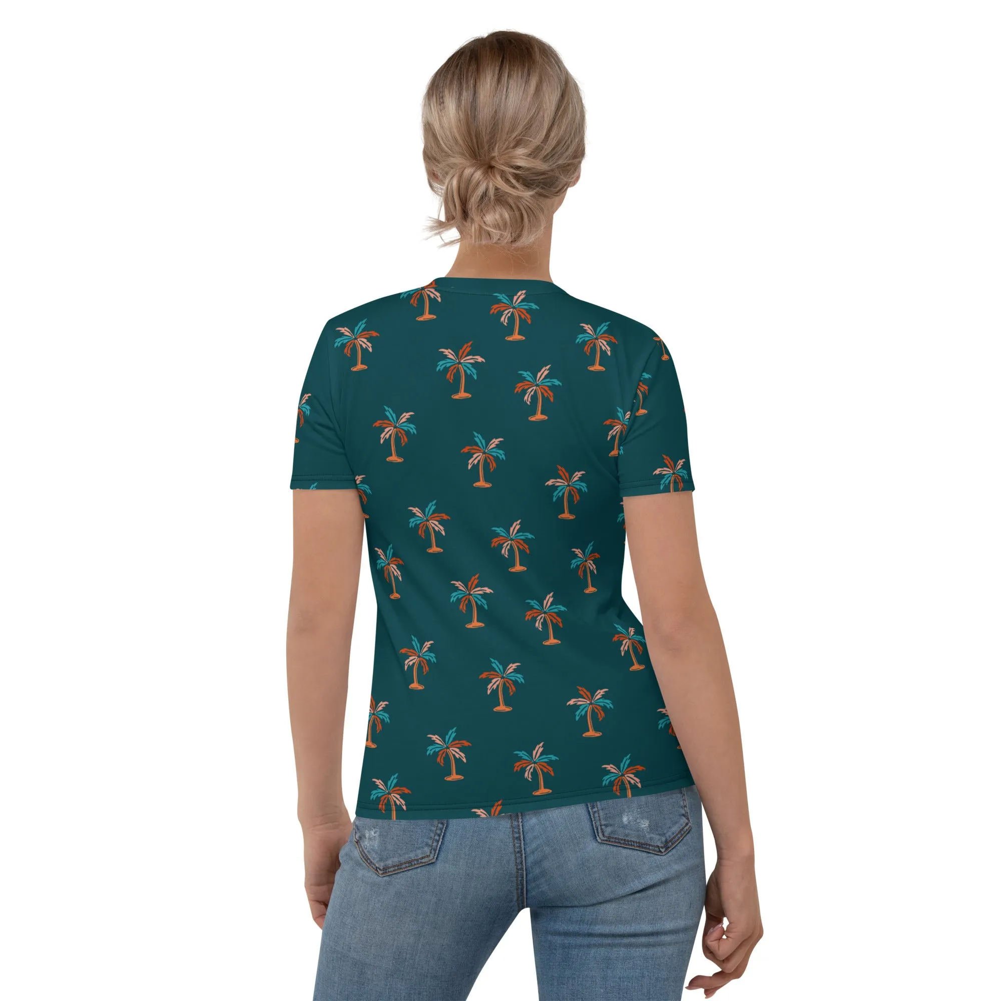 Palm Tree Pattern Women's T-shirt