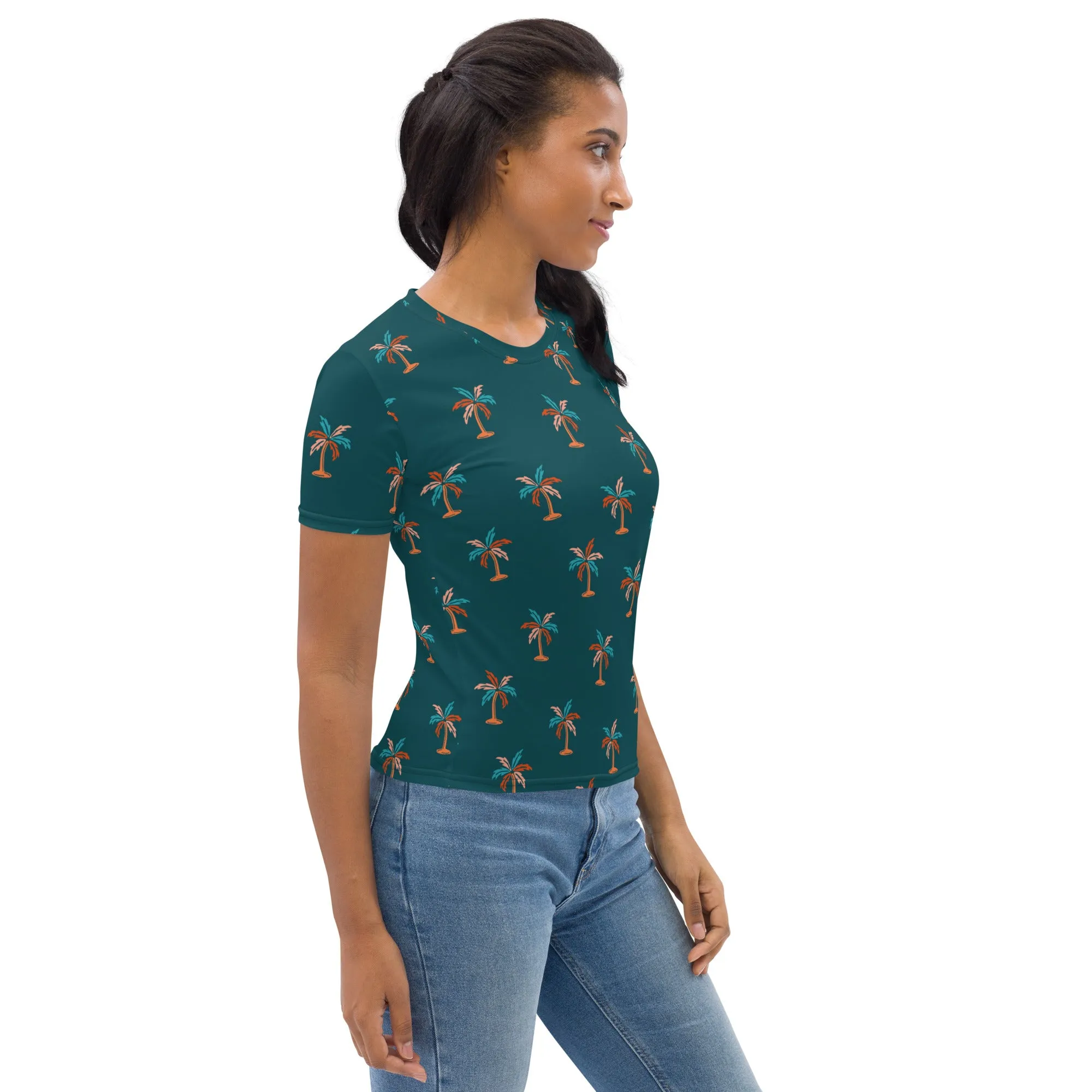 Palm Tree Pattern Women's T-shirt