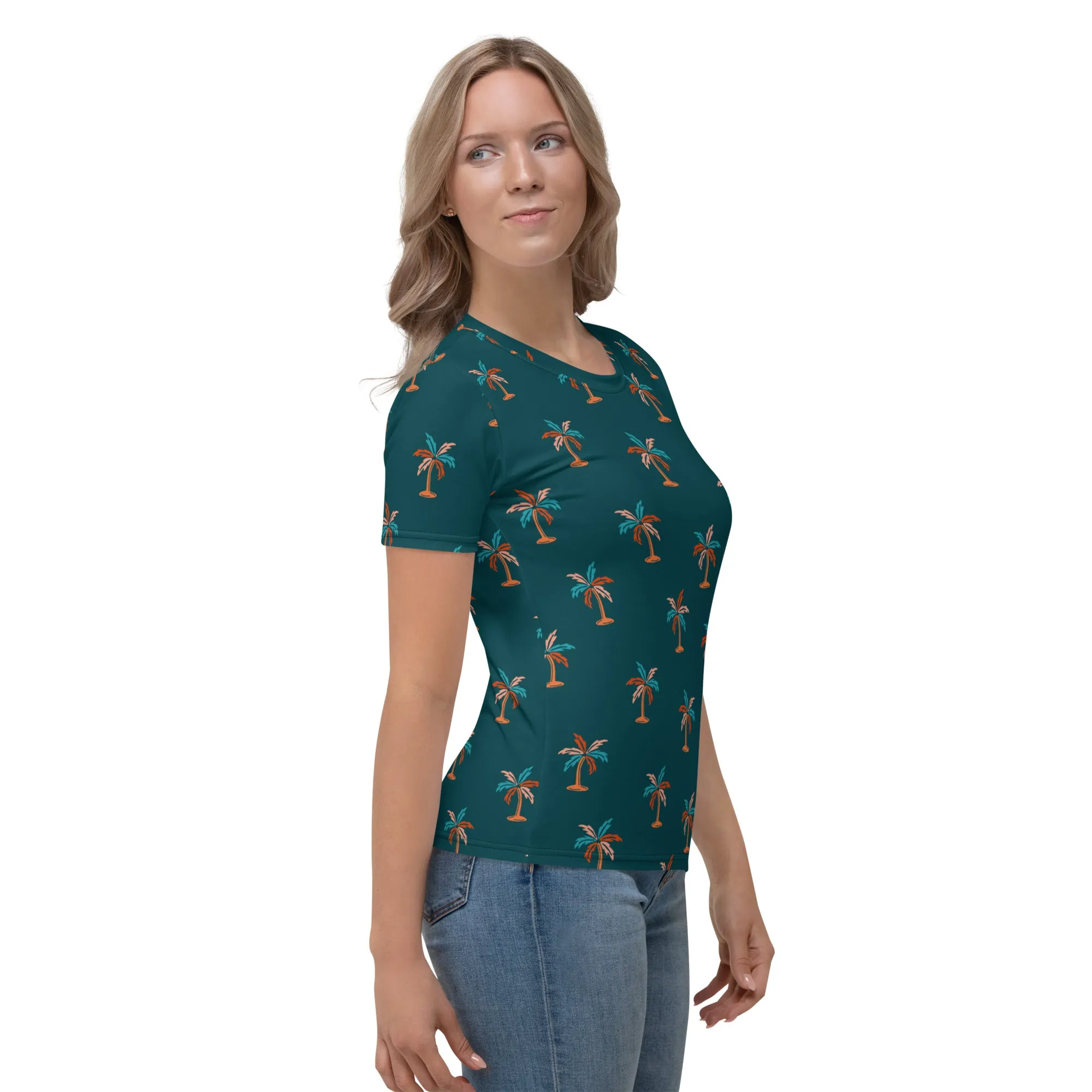 Palm Tree Pattern Women's T-shirt
