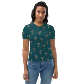 Palm Tree Pattern Women's T-shirt