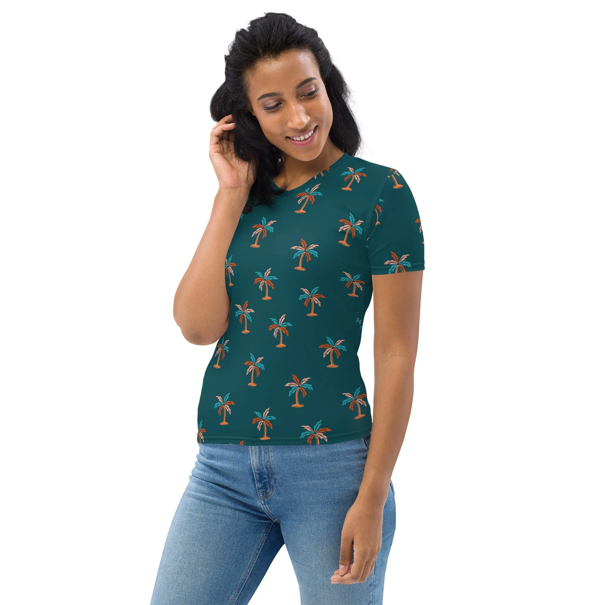 Palm Tree Pattern Women's T-shirt
