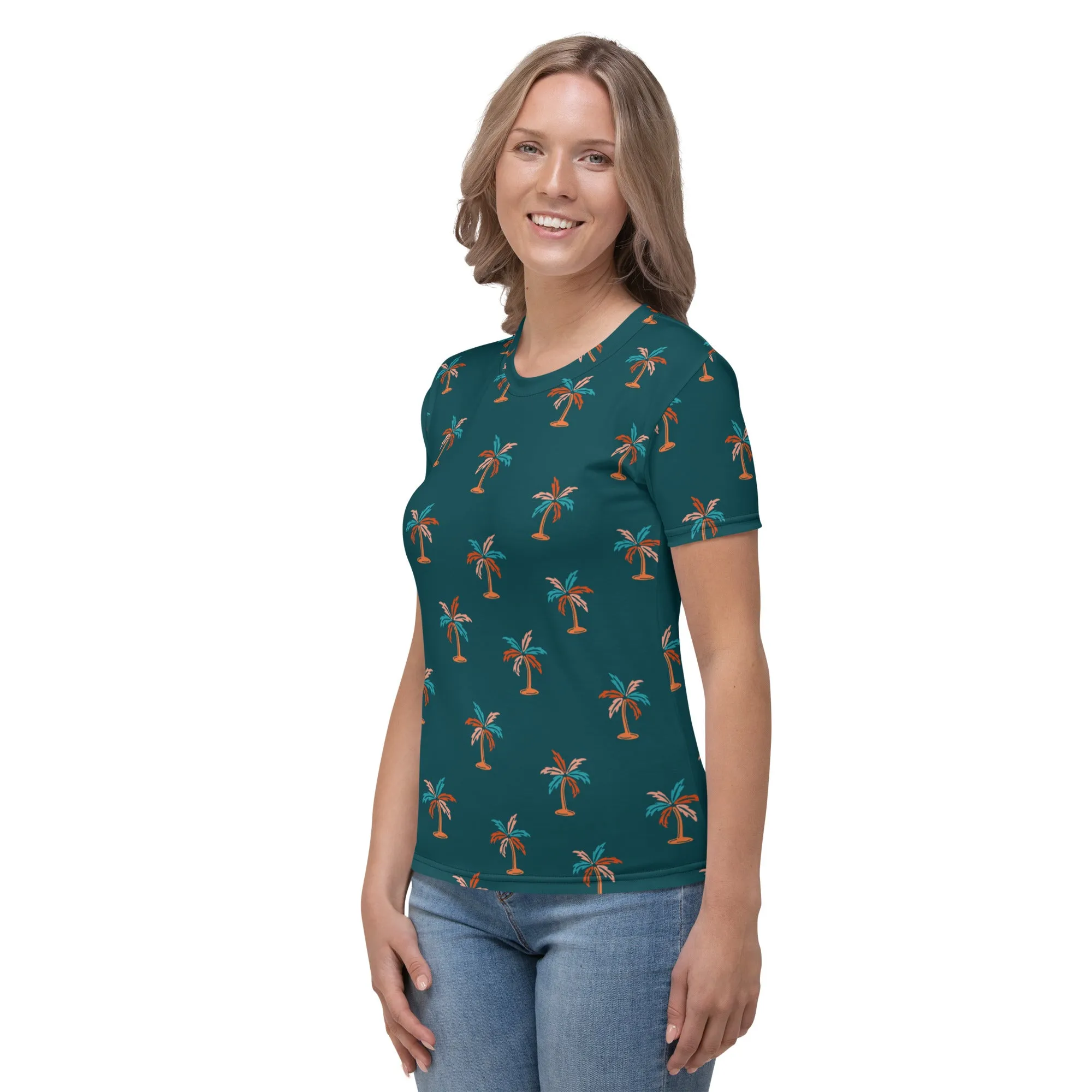 Palm Tree Pattern Women's T-shirt