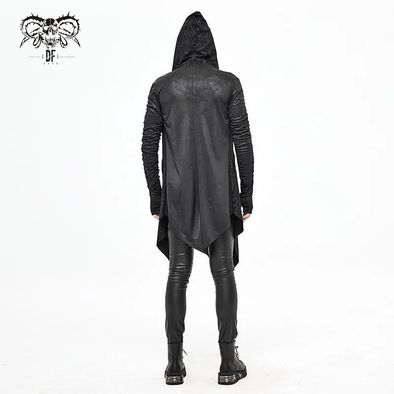 'Paranoid Android' Punk Knit Coat with Hood