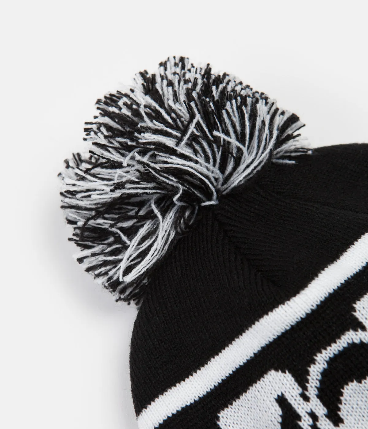 Pass Port Auto Pom Pom Beanie - Black